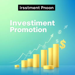 A professional and eye-catching article cover for investment promotion