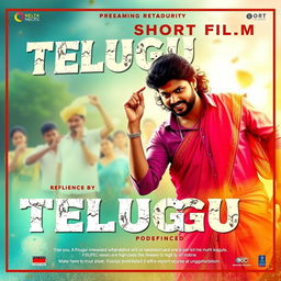 Create a promotional poster for a Telugu short film