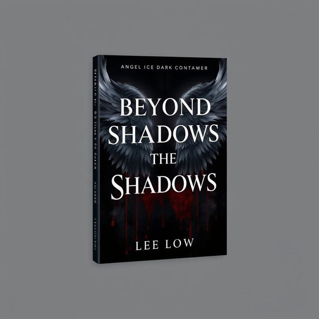 Create a dark fantasy book cover titled 'Beyond the Shadows