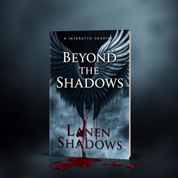 Create a dark fantasy book cover titled 'Beyond the Shadows