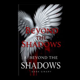 Create a dark fantasy book cover titled 'Beyond the Shadows