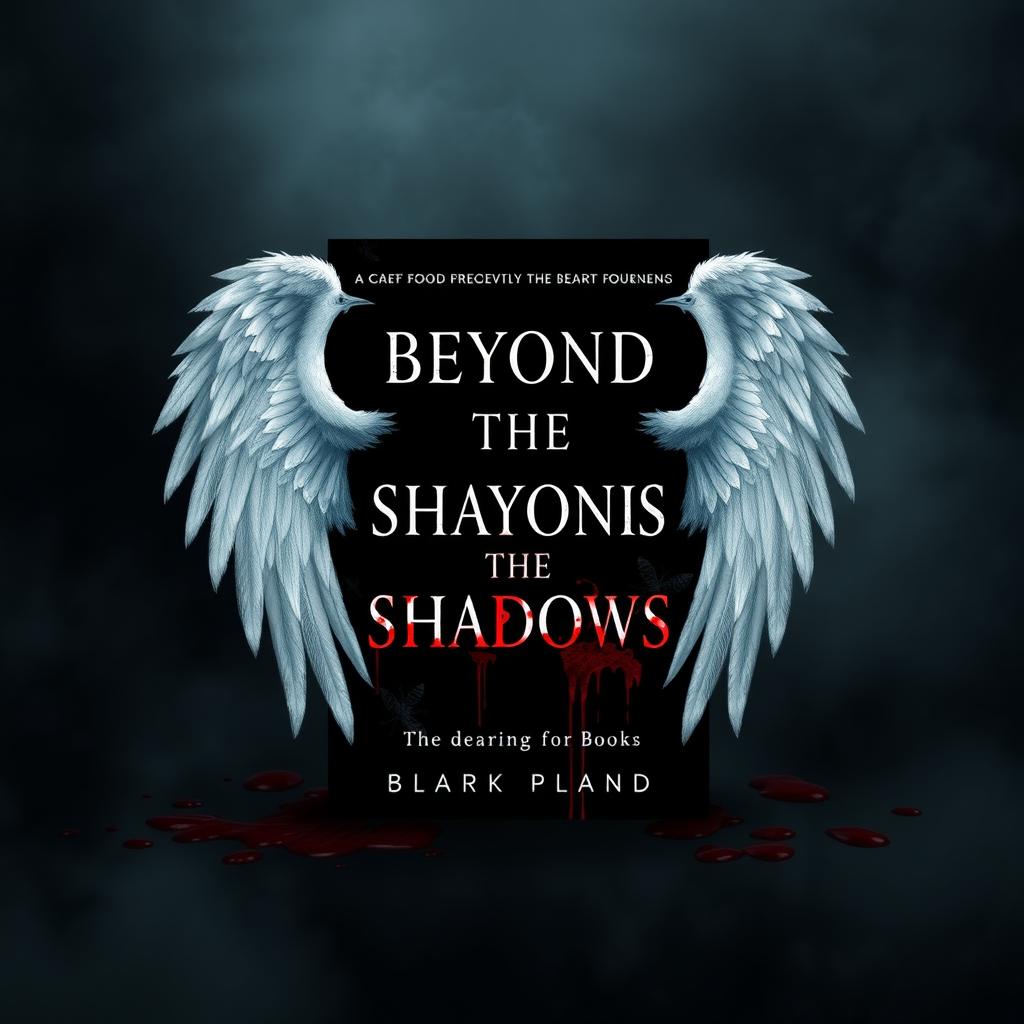 Create a dark fantasy book cover titled 'Beyond the Shadows