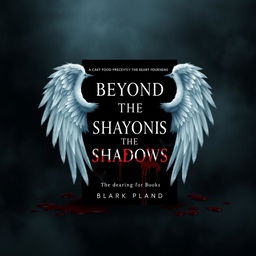 Create a dark fantasy book cover titled 'Beyond the Shadows