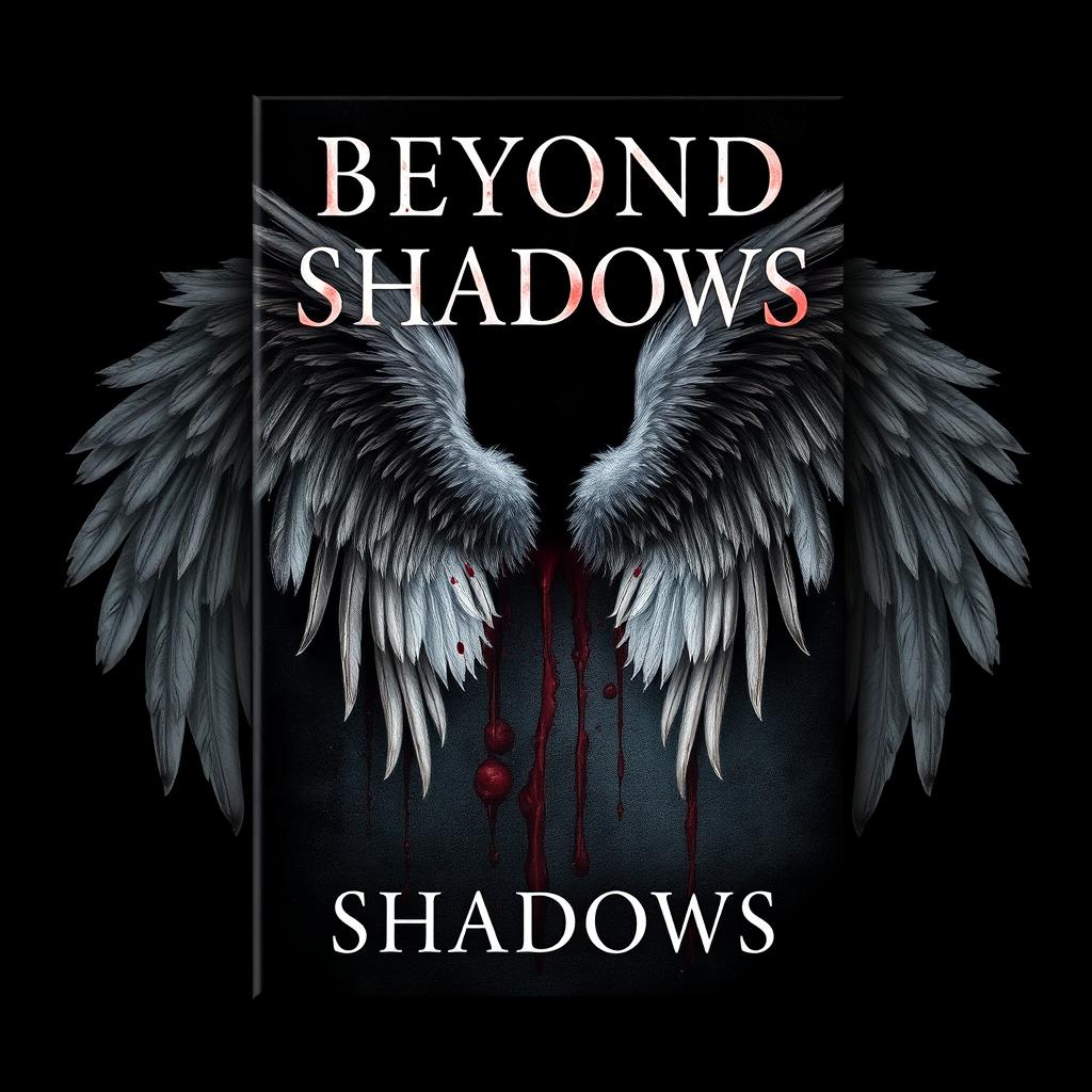 Create a dark fantasy book cover titled 'Beyond the Shadows