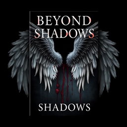 Create a dark fantasy book cover titled 'Beyond the Shadows