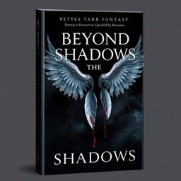 Create a dark fantasy book cover titled 'Beyond the Shadows