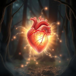 A heart being revived