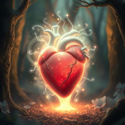 A heart being revived