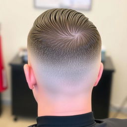 A clean and stylish low taper haircut