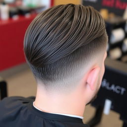 A clean and stylish low taper haircut