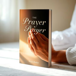 A book cover featuring the theme of prayer