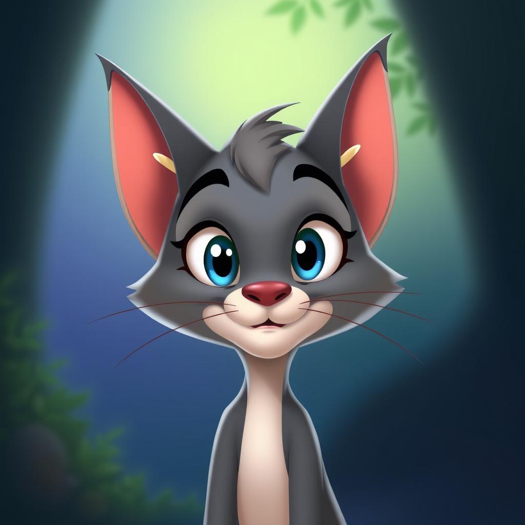 Create an image of 'El Gato Coby' in the style of Disney