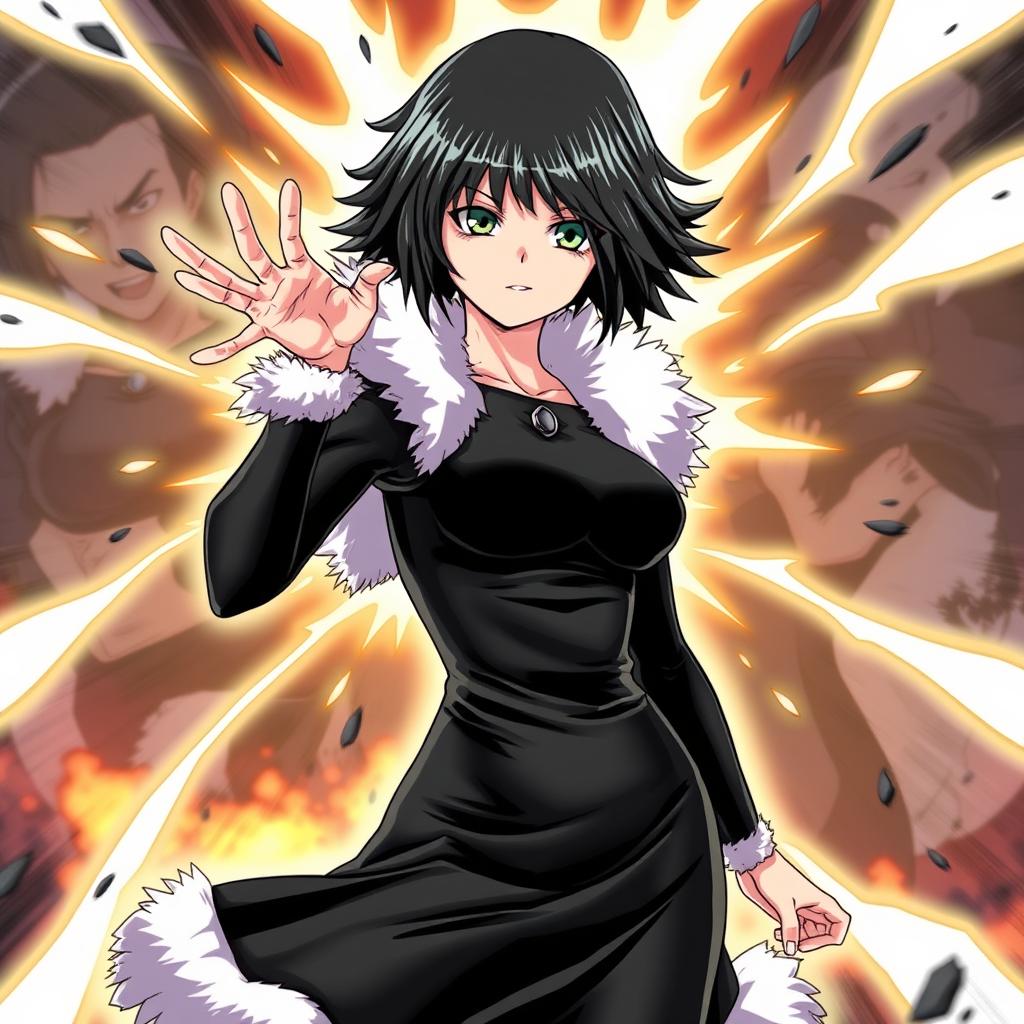 Create an image of Fubuki, a character from the One Punch Man series