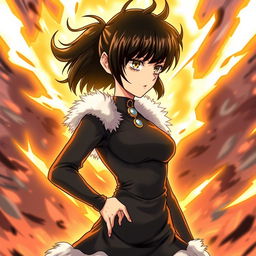 Create an image of Fubuki, a character from the One Punch Man series