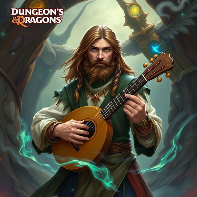 Create an image of Cappell Roan depicted as a Dungeons & Dragons bard