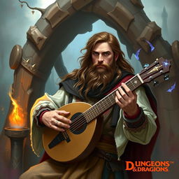 Create an image of Cappell Roan depicted as a Dungeons & Dragons bard