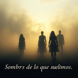 An evocative image representing 'Sombras de lo que fuimos,' capturing the essence of nostalgia and memories of the past