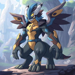 Create an image of Koraidon as a humanoid character