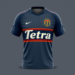 A high-quality image of a futsal jersey with the name 'Tetra' on it