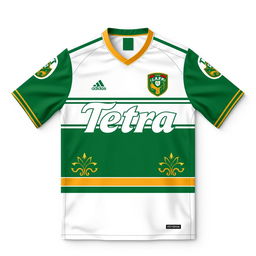 A high-quality image of a futsal jersey with the name 'Tetra' on it