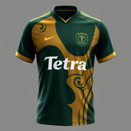 A high-quality image of a futsal jersey with the name 'Tetra' on it