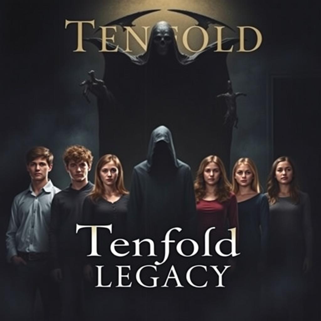 A book cover titled 'Tenfold Legacy'