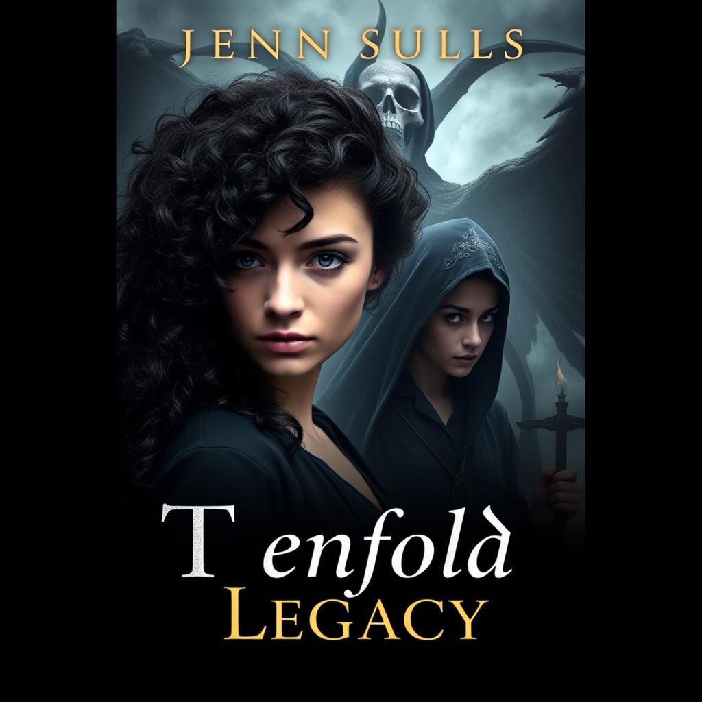 A book cover titled 'Tenfold Legacy'