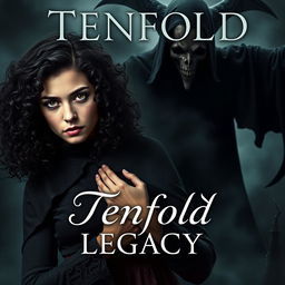 A book cover titled 'Tenfold Legacy'