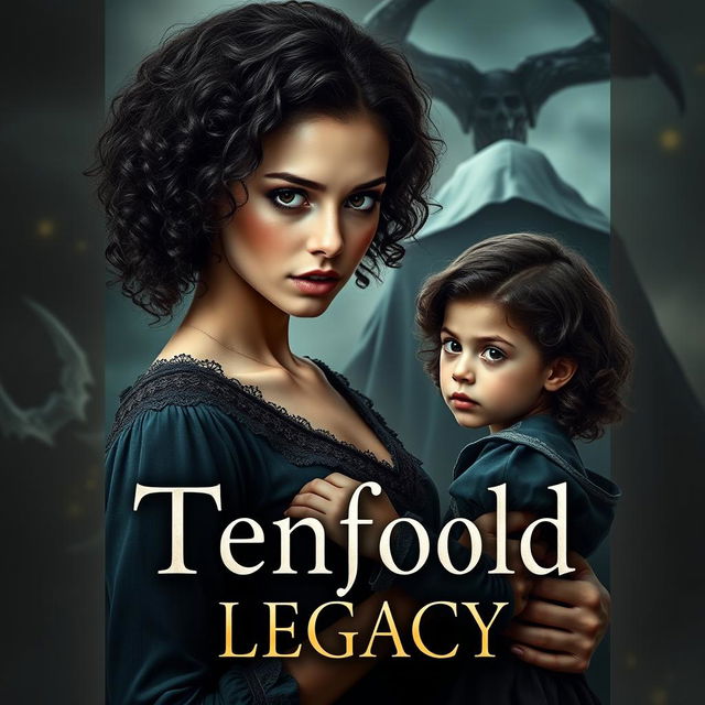 A book cover titled 'Tenfold Legacy'