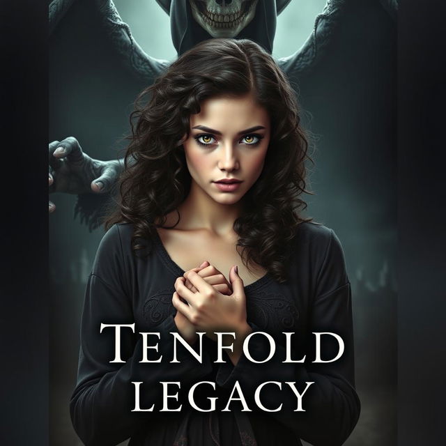 A book cover titled 'Tenfold Legacy'