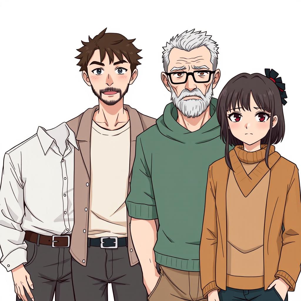 A detailed image featuring four distinct persons