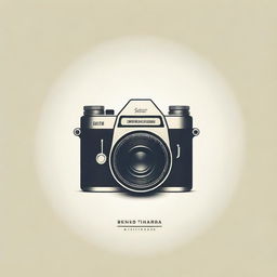 Artistic title design of 'Behind the Camera' showcasing a vintage camera in the background with the title superimposed in an elegant font.