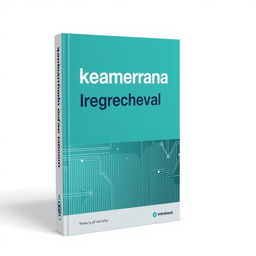 Create a full book cover with the exact title 'keamanan dan integritas data'