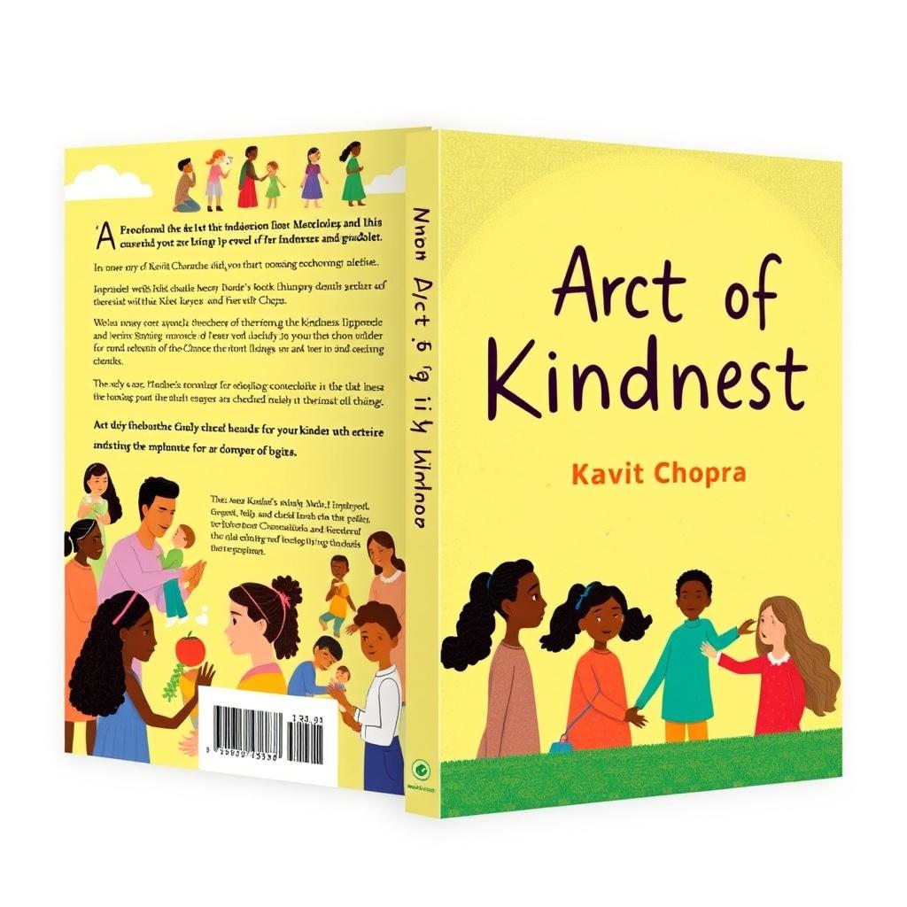 Create a book cover for 'An Act of Kindness' by Kavita Chopra