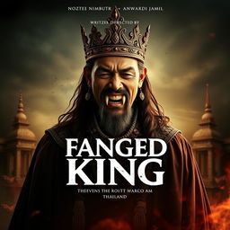 A movie poster for 'The Fanged King', written and directed by Nonzee Nimbutr and Anwardi Jamil