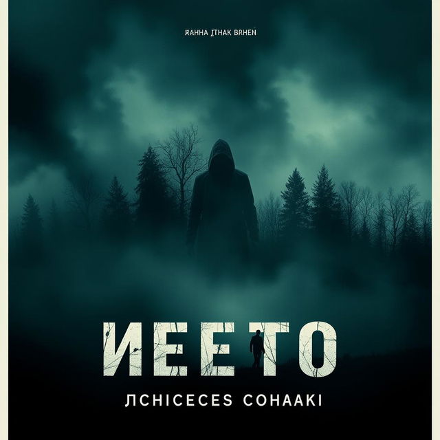 A movie poster for a film titled 'Нечто' with the tagline 'Слипшиеся собаки'