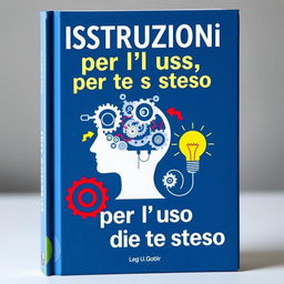 A thought-provoking book cover titled 'Istruzioni per l’uso di te stesso'