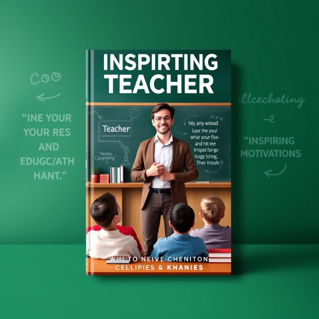 A book cover featuring an inspiring and motivational teacher