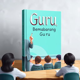 Create a book cover for a book titled 'Guru, Bukan Sembarang Guru'