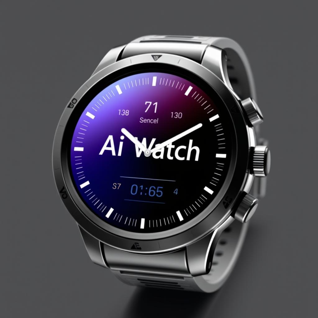 A redesigned watch featuring digital readings on the face and a vibrant color display