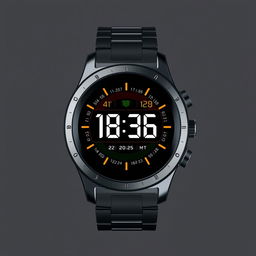 A redesigned watch featuring digital readings on the face and a vibrant color display