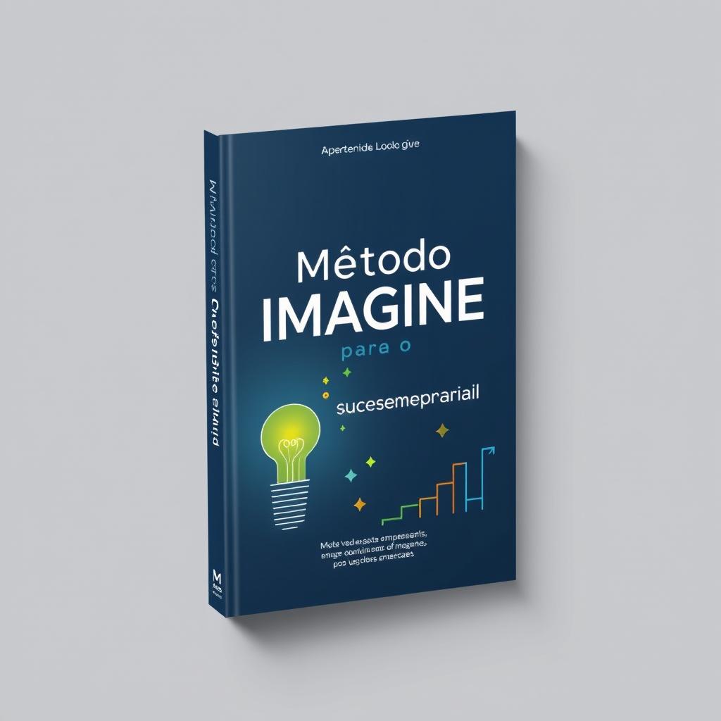 Design a book cover with the title 'Método IMAGINE para o sucesso empresarial'