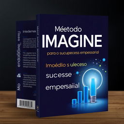 Design a book cover with the title 'Método IMAGINE para o sucesso empresarial'