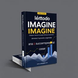 Design a book cover with the title 'Método IMAGINE para o sucesso empresarial'