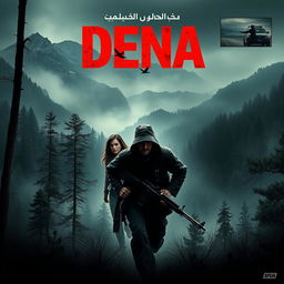 A poster design for the series 'DENA' set in the DENA mountains in Iran