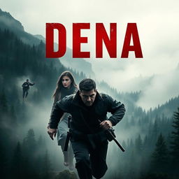 A poster design for the series 'DENA' set in the DENA mountains in Iran