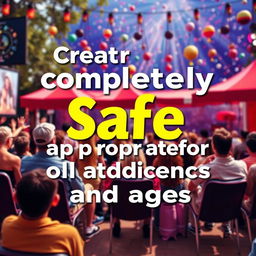 Create an image that is completely safe and appropriate for all audiences and ages