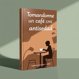 A book cover for 'Tomándome un café con mi ansiedad'