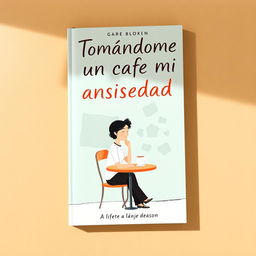 A book cover for 'Tomándome un café con mi ansiedad'