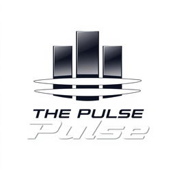 Create a logo for The Pulse car company featuring three bars